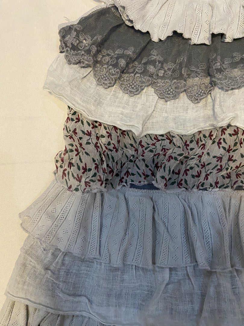 Pull&Bear | whimsy tiered ruffle camisole sundress-style top (Category: Sleeveless) located in Dumalinao. Submitted by jellsnow (Listing ID 1461383154, Image 3). Description: in best condition | strictly payo loc : pagadian city .