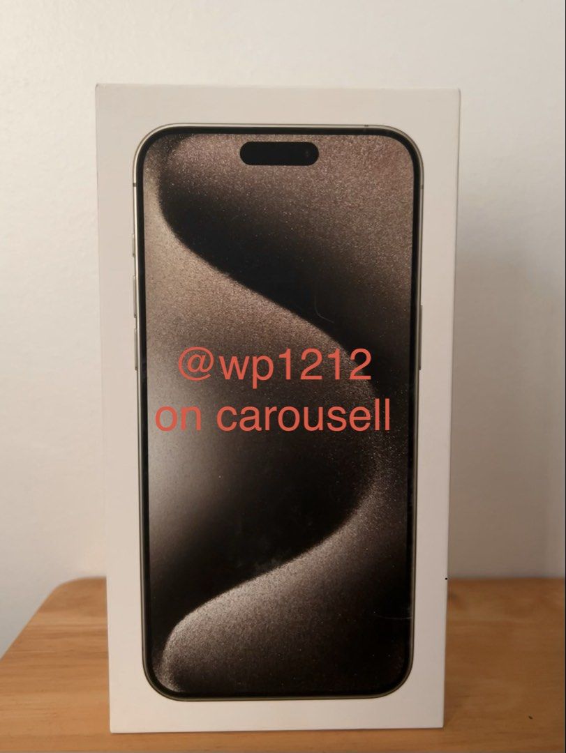 [ SEALED & BRAND NEW ] Iphone 15 Pro Max - 1TB (Category: iPhone 15 Series) located in Pasig City. Submitted by wp1212 (Listing ID 1464026683, Image 1). Description: Selling for: ₱70,000 Original Price: ₱108,990 Price is slightly negotiable but only for sure buyers! RFS: Extra Phone, Never opened or used it (Still using current phone) I can do meet-ups in Makati, BGC, Pasig, or Mandaluyong. (If ever, just message me!) Other details: • This phone 