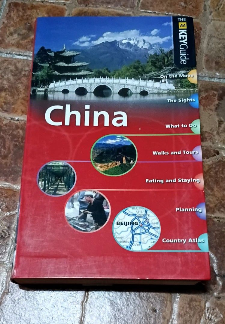 AA Key Guide China Travel Book (Category: Travel & Holiday Guides) located in Quezon City. Submitted by dancatz (Listing ID 1463953412, Image 1). Description: □ P 350.00 Planning a trip to China? - Essential AA Key Guide for your adventure. - Covers: What to do, walks & tours, eating & staying, planning. - Includes a country atlas. - Ideal for exploring sights and getting around. LFB Seller's location : Brgy. Sta. Teresita Quezon City Please DM f