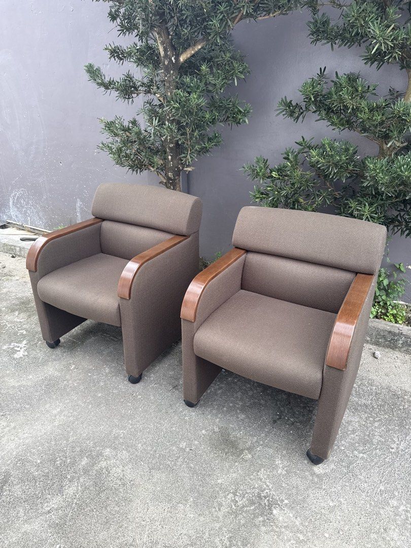 Accent Chair (Category: Home Improvement Tools & Accessories) located in Lipa City. Submitted by lamostemelissa (Listing ID 1464068494, Image 3). Description: Moving out sale 2 accent chair Bought in Japan Surplus for 10k With minimal flaw Good condition Removable wheels RFS: no longer needed Delivery via lalamove #accentchair #sofaph #japansurplus #furnitureph #chair #chairph.