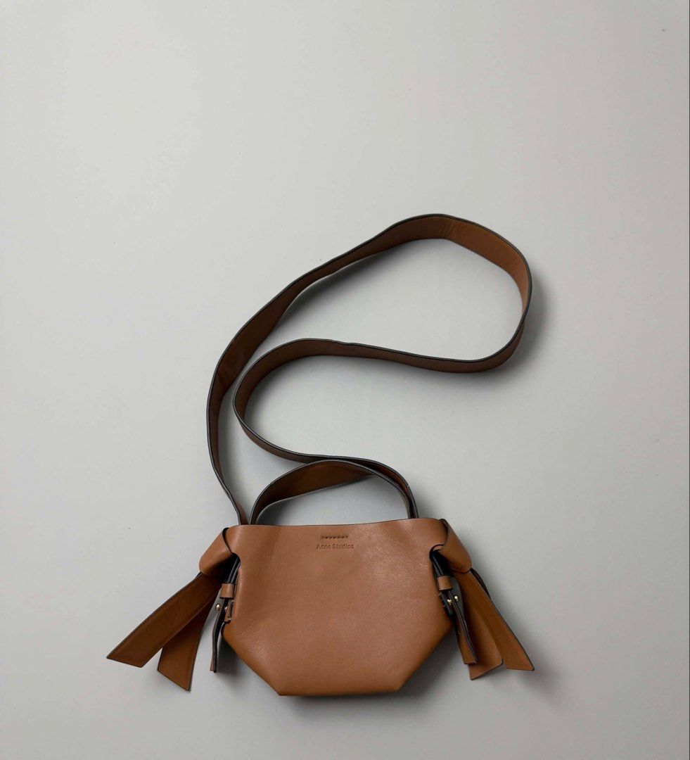 ACNE STUDIOS (Category: Shoulder Bags) located in Guagua. Submitted by sweetboyy (Listing ID 1464054031, Image 3). Description: ACNE STUDIOS MUSUBI MINI BAG IN CAMEL BROWN.