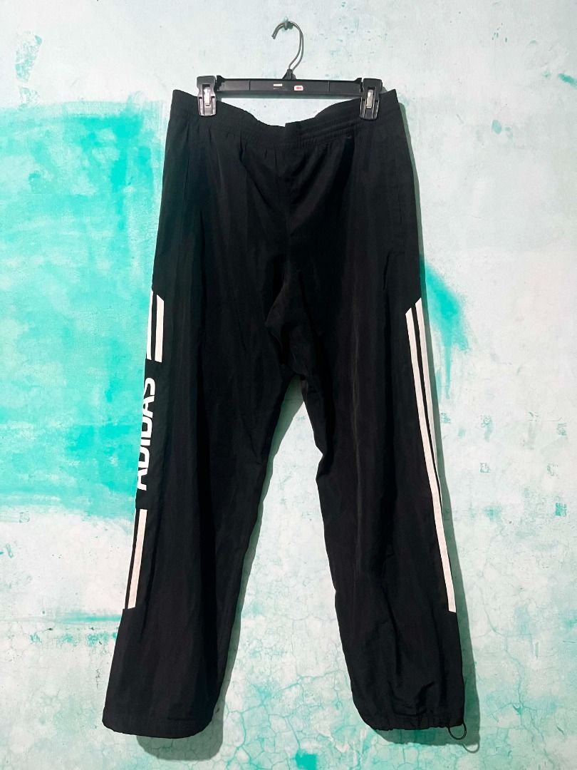 Adidas Black Track Pants with White Stripes (Category: Joggers) located in Caloocan City. Submitted by archive404 (Listing ID 1463956457, Image 1). Description: Adidas Black Track Pants with White Stripes W - 34 L - 39 Good Condition No Issues 🏷️ 250 + shipping fee.