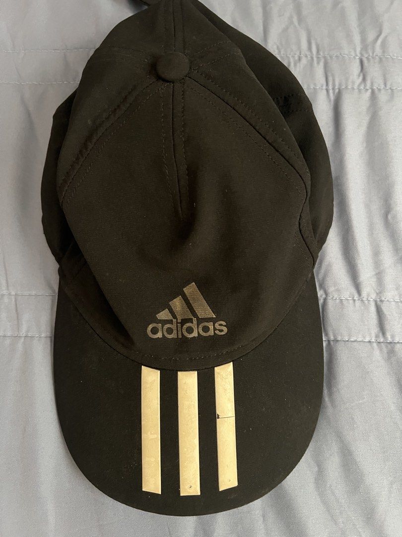 Adidas Cap (Category: Caps & Hats) located in Muntinlupa City. Submitted by coolthrifto (Listing ID 1463975247, Image 1). Description: Three strip adidas cap Issues: seen on photos.