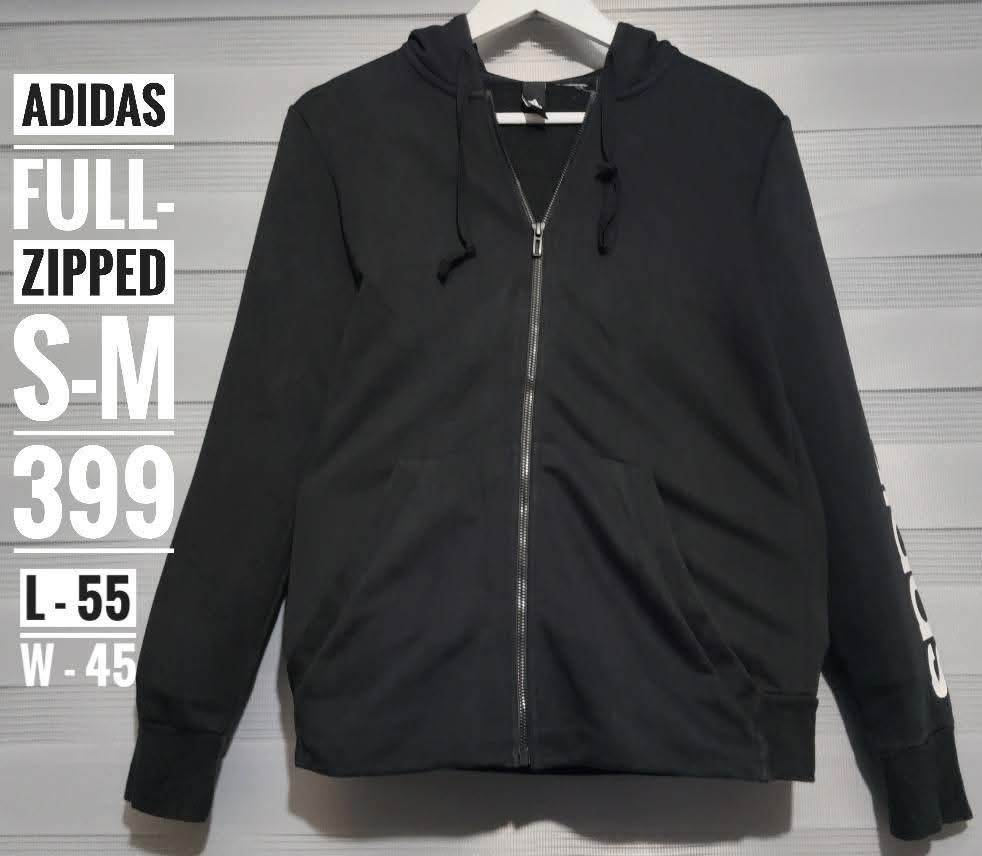 Adidas Full Zipped 55 x 45 CM (Category: Coats, Jackets and Outerwear) located in Quezon City. Submitted by kalyedadshoesandapparel (Listing ID 1463993591, Image 1). Description: .