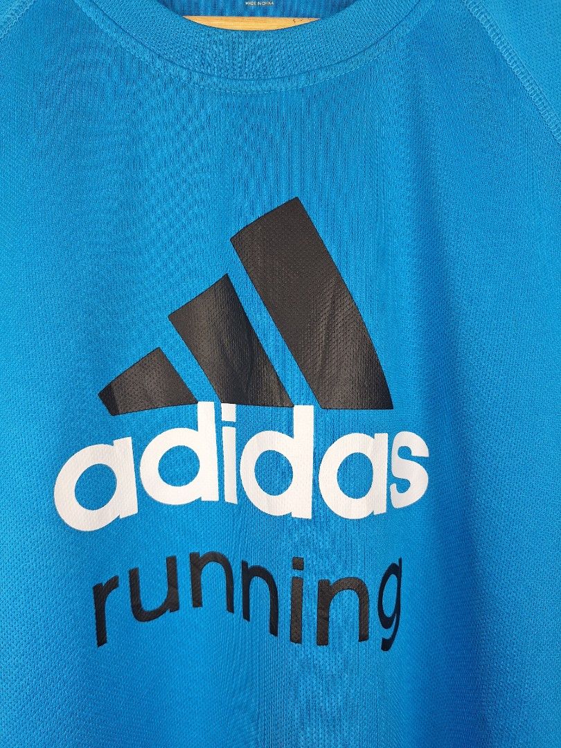 Adidas Running Climalite T-shirt (Category: Activewear) located in Sibulan. Submitted by studioxano (Listing ID 1463998214, Image 3). Description: Adidas Running Climalite T-shirt -P500 + SF Size M length 28 / Width 20.5 Excellent condi 9.5/10 color rate no issue needwash Loc: Dumaguete city.