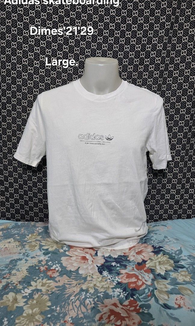 Adidas skateboard tee (Category: Tshirts & Polo Shirts ) located in Hinigaran. Submitted by thrift_street_6106 (Listing ID 1463942322, Image 1). Description: adidas skateboard tee Large. 21'29 Exclnt cond 350.