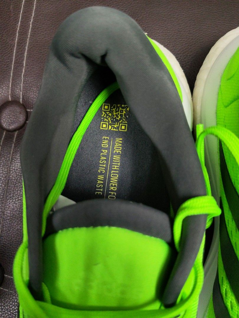 Adidas Supernova Running Shoes - Bright Green (Category: Sneakers) located in Paranaque City. Submitted by joycelyn10 (Listing ID 1463953628, Image 3). Description: - Bright green Adidas Supernova running shoes - Made with lower footprint materials - Great for runs or everyday wear - Comfortable and stylish.