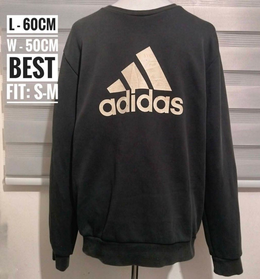 Adidas Sweat Shirt 60x50CM (Category: Coats, Jackets and Outerwear) located in Quezon City. Submitted by kalyedadshoesandapparel (Listing ID 1464022109, Image 1). Description: .