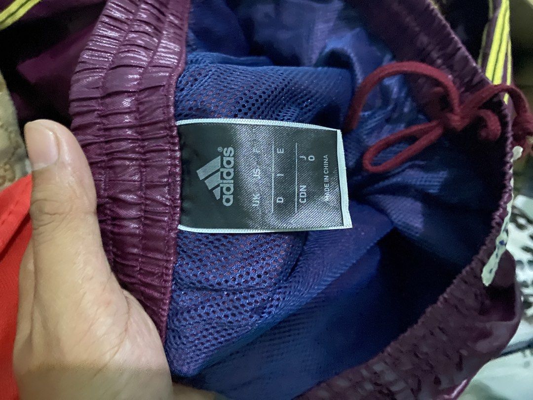 Adidas track pants (Category: Activewear) located in Digos. Submitted by thriftnigoy (Listing ID 1464079616, Image 2). Description: ADIDAS TRACK PANTS 599🏷️ Dimes: inches waist:28-34 length: 41 tigh: 13 leg open:9 - Excellent condition - color rate 9.9 - no issue.