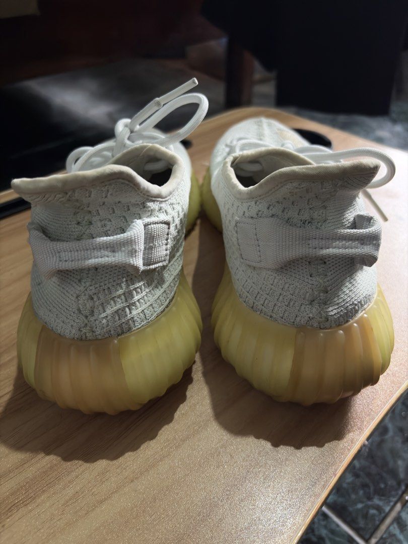 Adidas Yeezy Boost 350 V2 (Category: Sneakers) located in Laoag. Submitted by gtr26743 (Listing ID 1463990553, Image 2). Description: - Adidas Yeezy Boost 350 V2 in Cream White - Features classic knit upper with signature translucent stripe - Equipped with a translucent gum sole and Boost technology for ultimate comfort - Ideal for everyday wear - Sold as is CHECK PHOTOS FOR DETAILS.