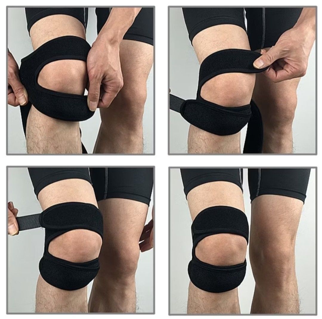Adjustable Knee Brace Support Strap for Pain Relief (Category: Braces, Support & Protection) located in Paranaque City. Submitted by decluttering-all (Listing ID 1463981958, Image 3). Description: - Black knee brace for support and pain relief - Adjustable straps for a customized fit - Made with breathable material for comfort - Easy to put on and adjust - Suitable for sports and everyday activities - One size fits most p65 only recently bought, 