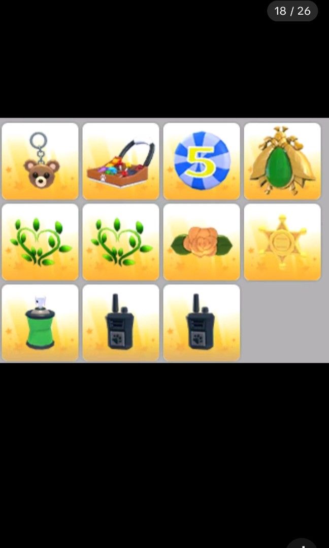 Adopt Me Pet Wears For Sale (Category: In-Game Products) located in Quezon City. Submitted by scwndalxus (Listing ID 1464008317, Image 3). Description: Prices range from 5-15 pesos only! -cheap -affordable -easy transaction.