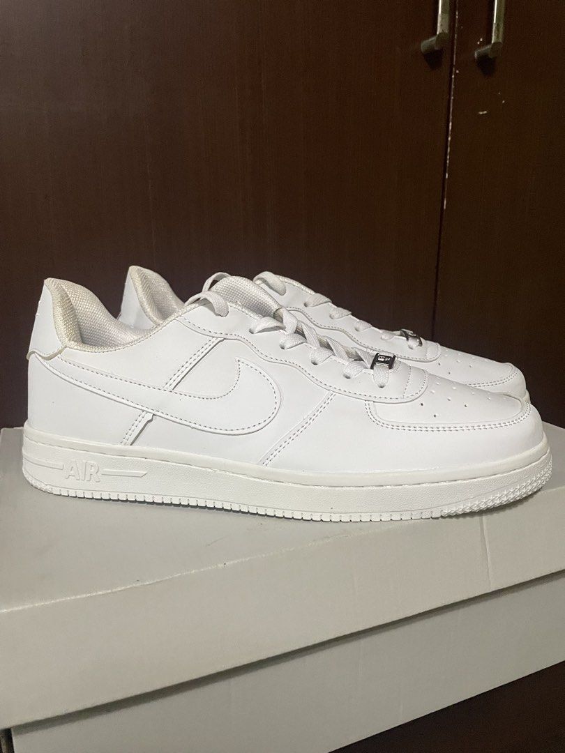 Air Force 1 - Triple White (Category: Casual Shoes) located in Manila. Submitted by clothingrevival (Listing ID 1463980358, Image 3). Description: - Brand New condition - Size 10W/8.5M - No box.