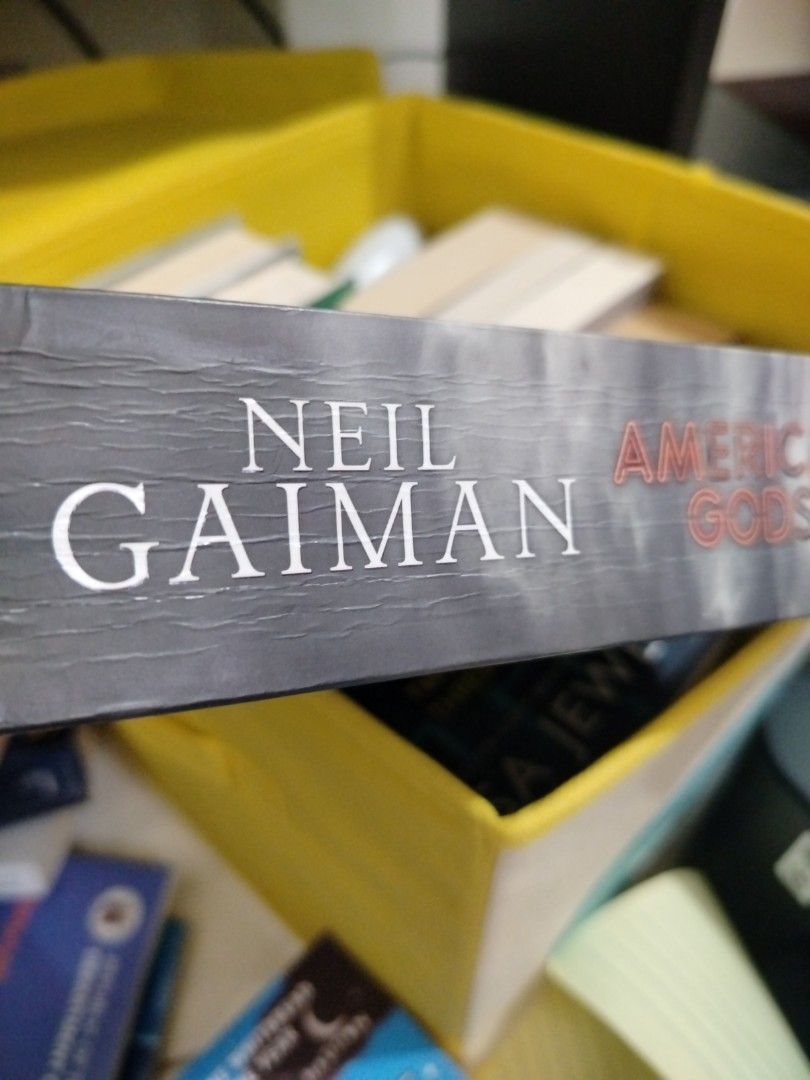 American Gods by Neil Gaiman (Category: Storybooks) located in Cebu City. Submitted by oldestdr999m (Listing ID 1464006826, Image 2). Description: RFS: Decluttering! MOP: GCash & Maribank.