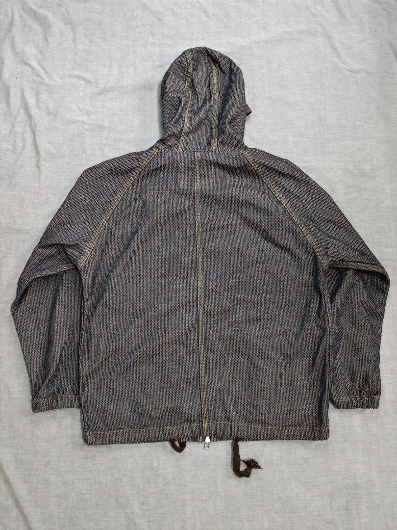 Aozora sashiko stitch parka jacket (Category: Coats, Jackets and Outerwear) located in Baguio. Submitted by used_clothing2600 (Listing ID 1464050113, Image 2). Description: Aozora sashiko stitch parka jacket size 3 excellent condition width 25.5 length 29 P 1,480.