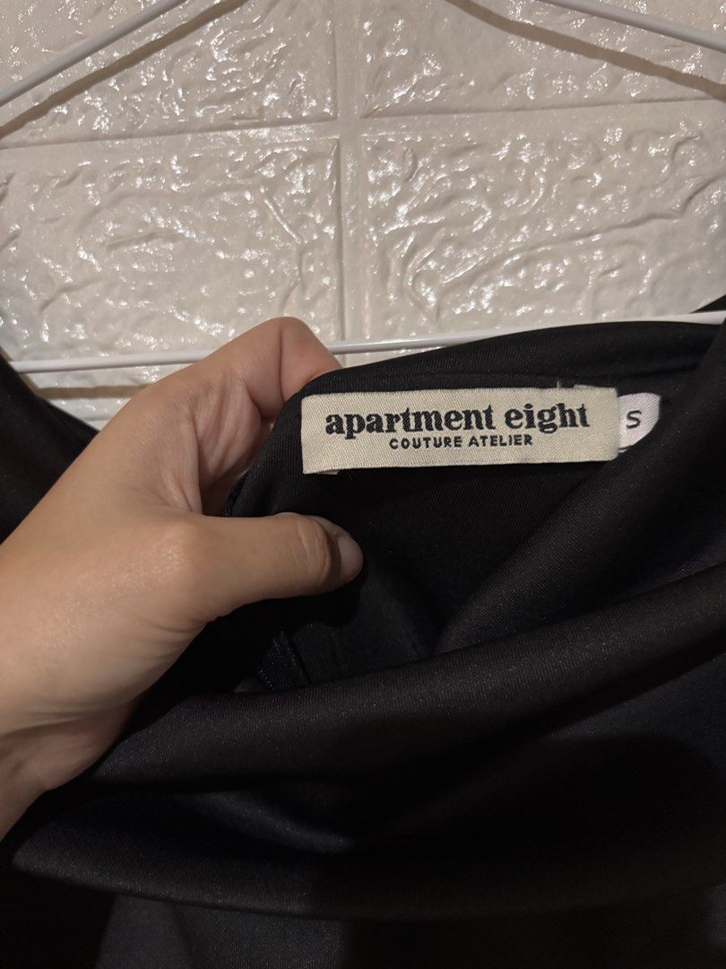 Apartment Eight off shoulder top (Category: Blouses) located in Cebu City. Submitted by airahxoxo (Listing ID 1464106237, Image 3). Description: - Apartment Eight Coco Top - Color: Black - Size: S - Style: Off-shoulder - Versatile: Great for dressing up or down - Styling suggestion: Pair with trousers or a skirt - Features: Comfortable and stylish.