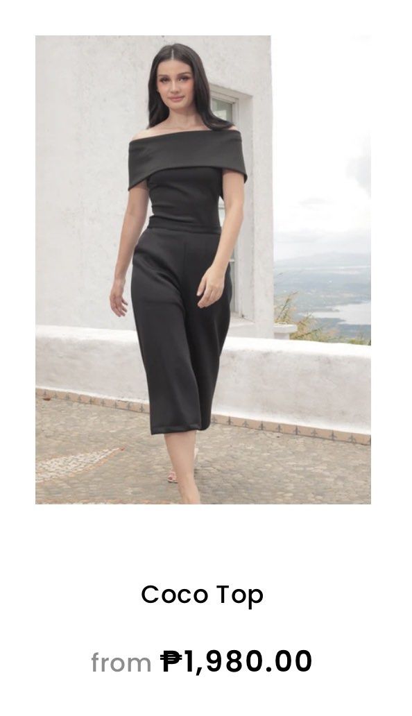 Apartment Eight off shoulder top (Category: Blouses) located in Cebu City. Submitted by airahxoxo (Listing ID 1464106237, Image 1). Description: - Apartment Eight Coco Top - Color: Black - Size: S - Style: Off-shoulder - Versatile: Great for dressing up or down - Styling suggestion: Pair with trousers or a skirt - Features: Comfortable and stylish.