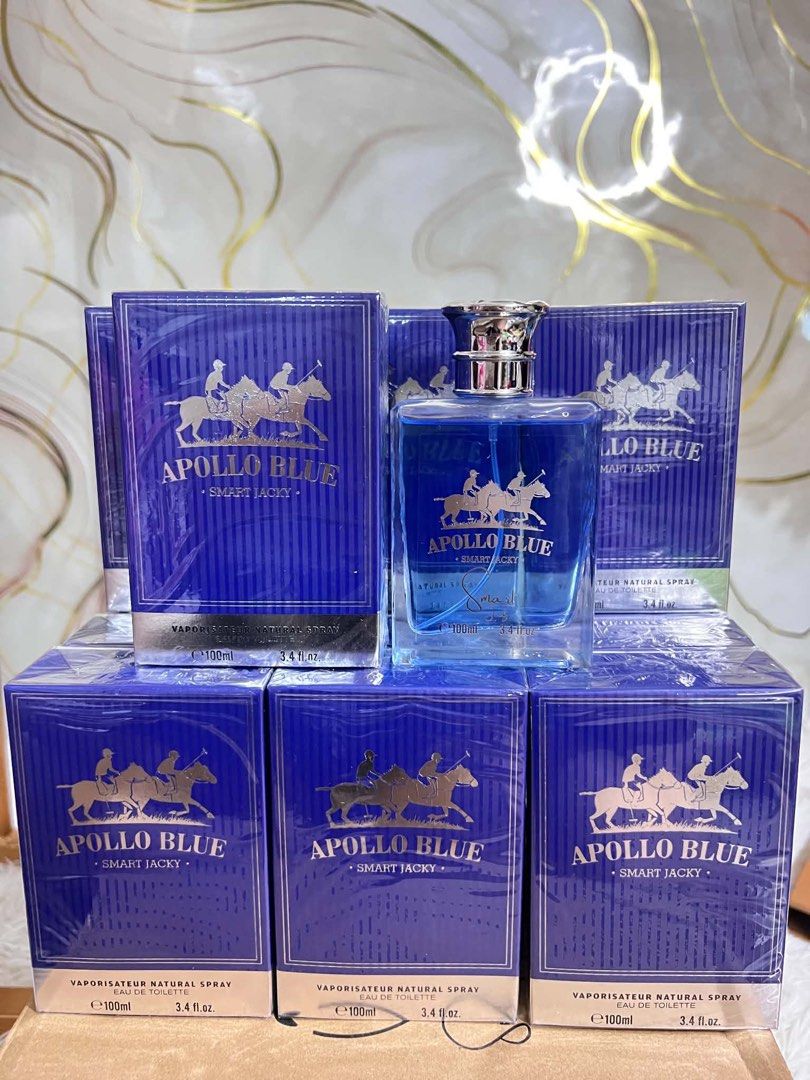Apollo Blue Smart Jacky Eau de Toilette 100ml (Category: Fragrance & Deodorants) located in Valenzuela. Submitted by all.you.need_shop (Listing ID 1464043944, Image 1). Description: - Apollo Blue Smart Jacky Eau de Toilette - 100ml bottle - Comes in original packaging - Ideal for everyday wear - Makes a great gift.