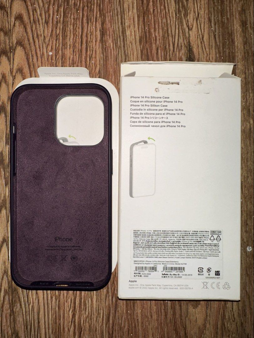 Apple Iphone 14 Pro Magsafe Elderberry Case (Category: Cases & Sleeves) located in San Luis. Submitted by haggle.apparel (Listing ID 1464103810, Image 2). Description: Apple Iphone 14 Pro Magsafe Elderberry Case Condition: Very taken care of. And still very presentable RFS: Upgraded already DM to inquire (NEGOTIABLE).