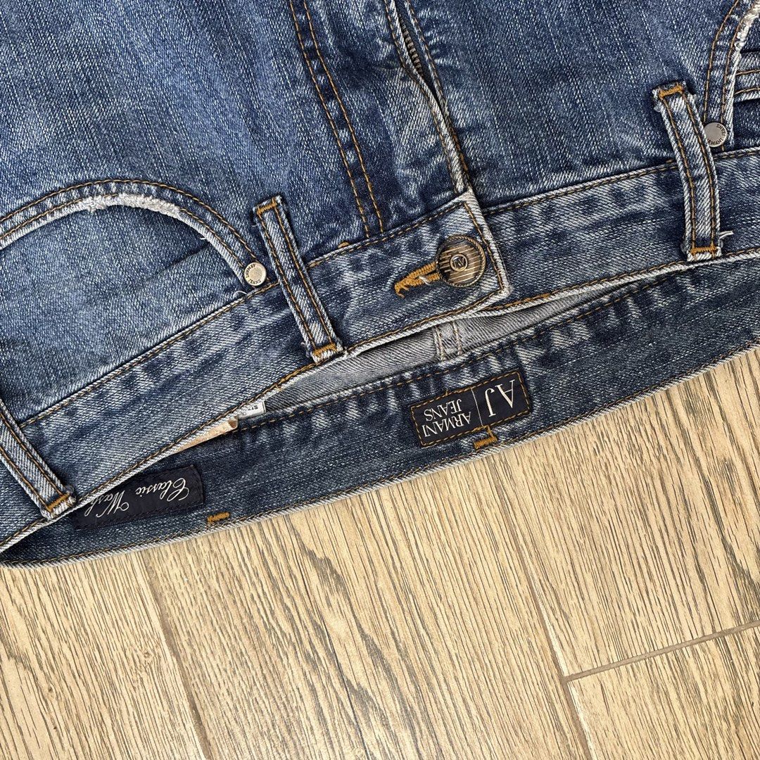 Armani Jeans Denim Pants (Category: Jeans) located in Imus. Submitted by reloved.nd (Listing ID 1464071099, Image 2). Description: - Classic fit blue denim jeans - From Armani Jeans (AJ line) - Button fly closure - Standard five-pocket design - Comfortable for everyday wear - A great staple piece for any wardrobe.