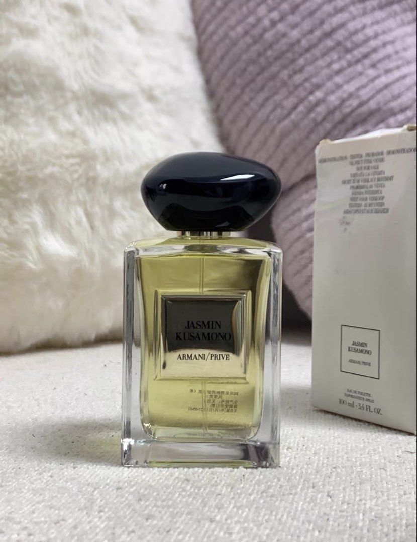 Armani Prive Jasmin Kusamono 100mL (Category: Fragrance & Deodorants) located in Quezon City. Submitted by yswliu66 (Listing ID 1464042556, Image 1). Description: ( tester/demo bottle ) 100mL fsm w/tester box unli legit check :)) slightly nego can send more pics for lc upon request ✨.