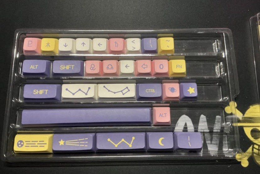 Astrology Keyboard Keycaps (XDA profile) (Category: Computer Keyboard) located in Quezon City. Submitted by _gabgabclo (Listing ID 1464086839, Image 3). Description: Minimal Signs of Usage -complete set -XDA profile .