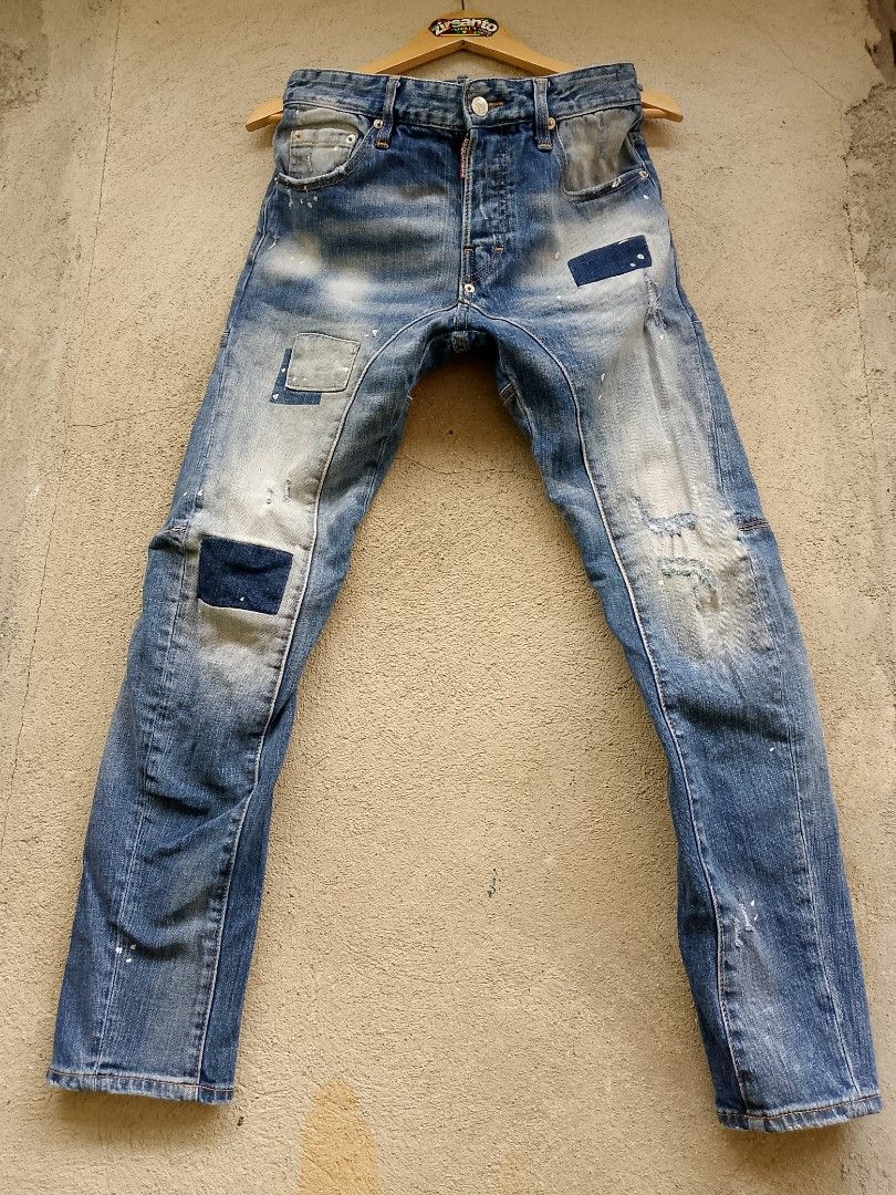 AUTHENTIC! " DSQUARED² (biker jeans) MEN " (Category: Luxury Apparel) located in Danao, Cebu. Submitted by azaiahnere02 (Listing ID 1464109422, Image 3). Description: details are in first photo ‎measurements through tape measure ‎pm/dm for other details,issues or transactions ‎negotiable! 👊😁.