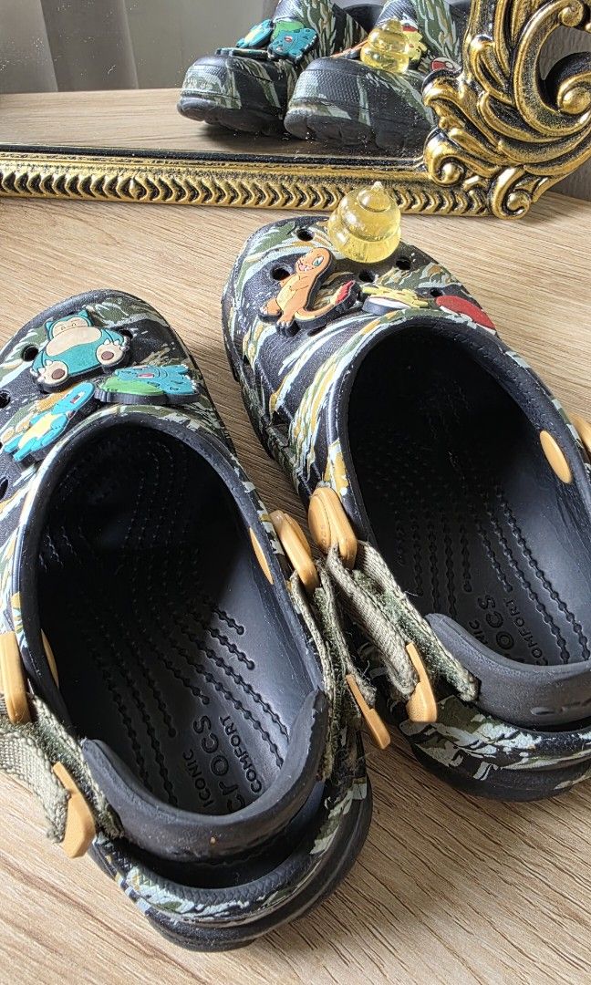 Authentic Crocs Classic All-Terrain Clogs (Tiger Camo) (Category: Babies & Kids Fashion) located in Manila. Submitted by closetbyandy (Listing ID 1464135856, Image 3). Description: ✨please READ before making an inquiry and placing your order(s) to avoid misunderstanding 📍I will not entertain inquiries or orders from accounts with a history of negative reviews (buyer or seller). This policy protects both my shop's reputation and my experience as 