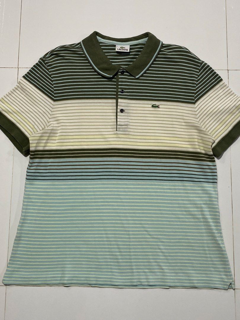 Authentic Lacoste Strip Green Short Sleeve For Men’s, XL 6 Dimes are 21 X 26 (Category: Tshirts & Polo Shirts ) located in Santo Tomas. Submitted by jedrick_apparels_herritage (Listing ID 1464007708, Image 2). Description: Large fitting frame Location Pampanga Payment First GCASH X JNT Courier Pwedeng LBC COP/COD Basta Down payment atleast 300 Pesos Pa check nalang po sizing sa pictures bago bilhin, no refund no exchange kaya paki pilian mabuti s