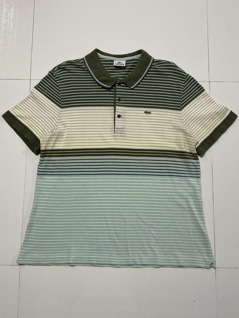 Authentic Lacoste Strip Green Short Sleeve For Men’s, XL 6 Dimes are 21 X 26 (Category: Tshirts & Polo Shirts ) located in Santo Tomas. Submitted by jedrick_apparels_herritage (Listing ID 1464007708, Image 1). Description: Large fitting frame Location Pampanga Payment First GCASH X JNT Courier Pwedeng LBC COP/COD Basta Down payment atleast 300 Pesos Pa check nalang po sizing sa pictures bago bilhin, no refund no exchange kaya paki pilian mabuti s