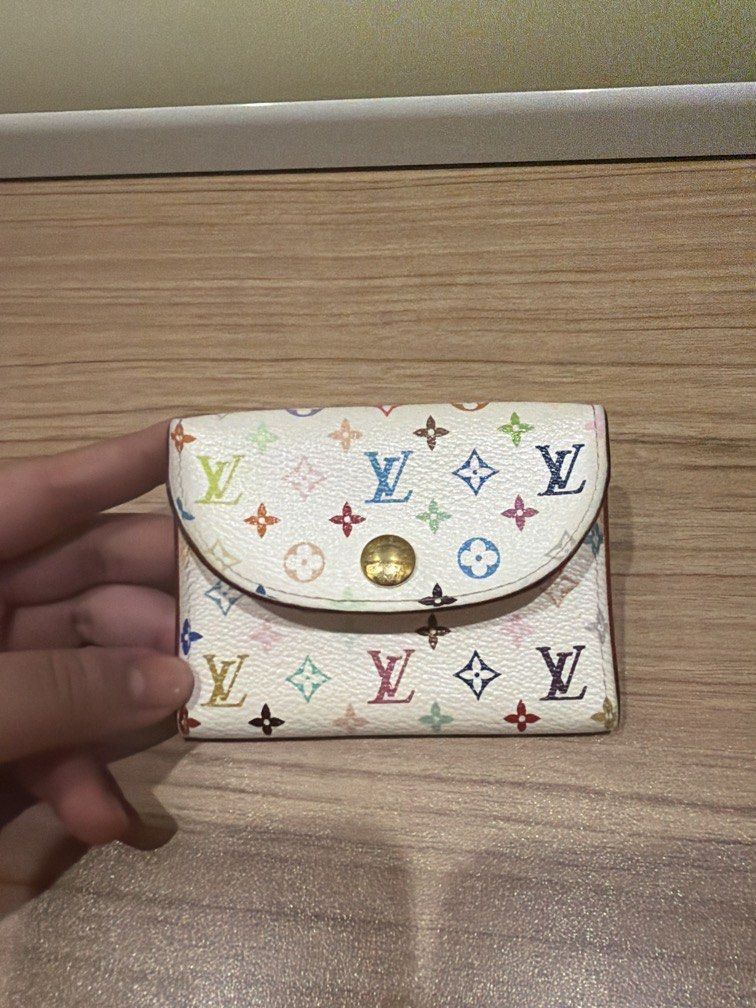 Authentic lv multicolor compact wallet LP (Category: Wallets & Card holders) located in Quezon City. Submitted by theyellowbasket (Listing ID 1464103429, Image 1). Description: Authentic lv multicolor compact wallet With heat stamp and code Issue: with initial heat stamp.