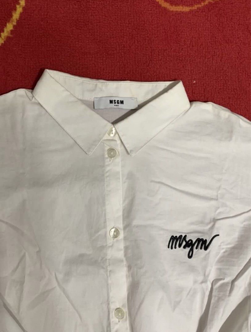 Authentic MSGM long seeve poloshirt (Category: Longsleeves) located in Manila. Submitted by archivo (Listing ID 1463967338, Image 2). Description: Details: - Size: Small - Color rate: 10/10 -Condition: Mint - Issue/s: None.