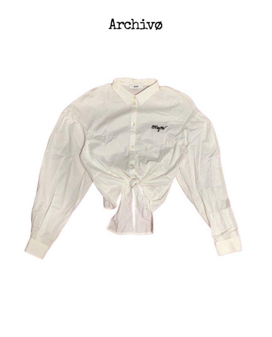 Authentic MSGM long seeve poloshirt (Category: Longsleeves) located in Manila. Submitted by archivo (Listing ID 1463967338, Image 1). Description: Details: - Size: Small - Color rate: 10/10 -Condition: Mint - Issue/s: None.