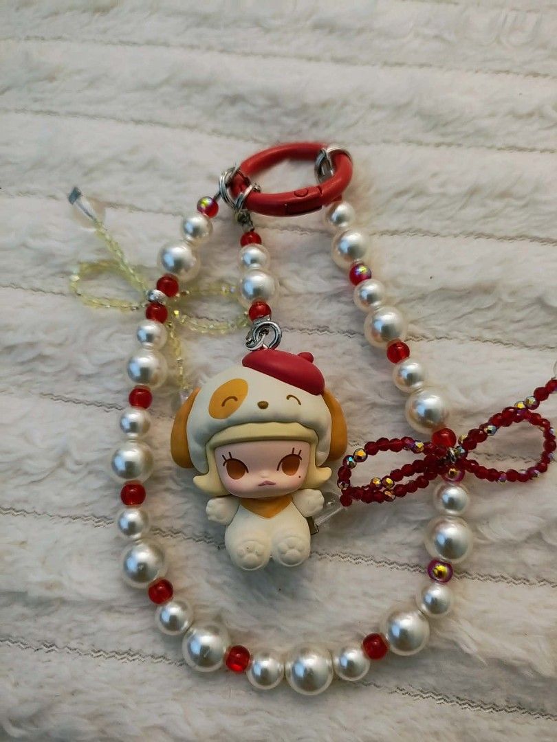 Authentic popmart molly diy charms (Category: Charms) located in Caloocan City. Submitted by jark_moonshop (Listing ID 1463692891, Image 1). Description: authentic popmart popbeans Diy charms actual photo posted can do lalamove or JNT as we are located in Quezon city.