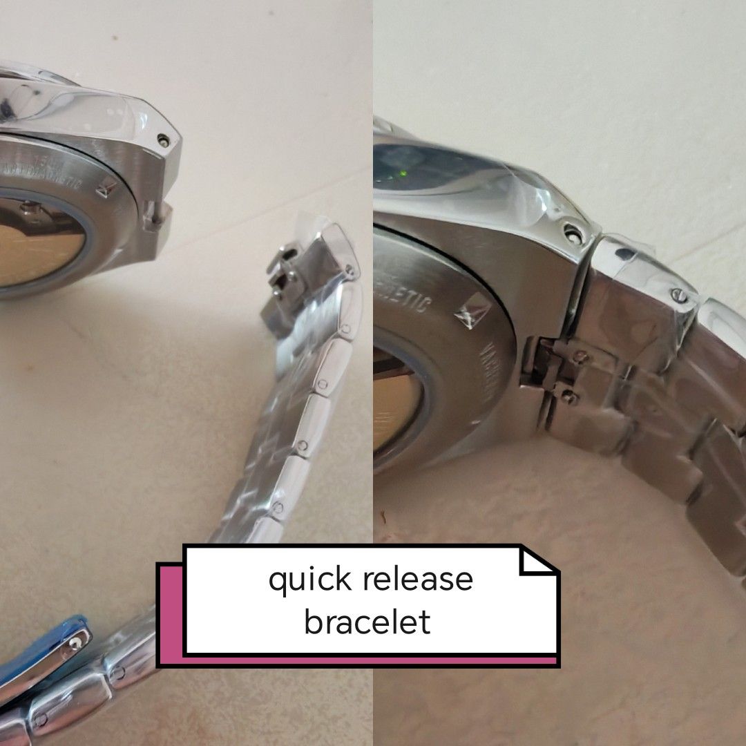 Automatic Watch Quick Release (Category: Men's Watches) located in Singapore. Submitted by freshness12 (Listing ID 1464008186, Image 3). Description: brand new unwrapped have many other models available can chat me to see.