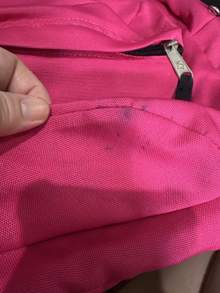 Backpack (USED) (Category: Backpacks) located in Manila. Submitted by krystalchewey_ (Listing ID 1463954331, Image 3). Description: Used Actual Photo Posted 250php With ink stain Check photos AS-IS.