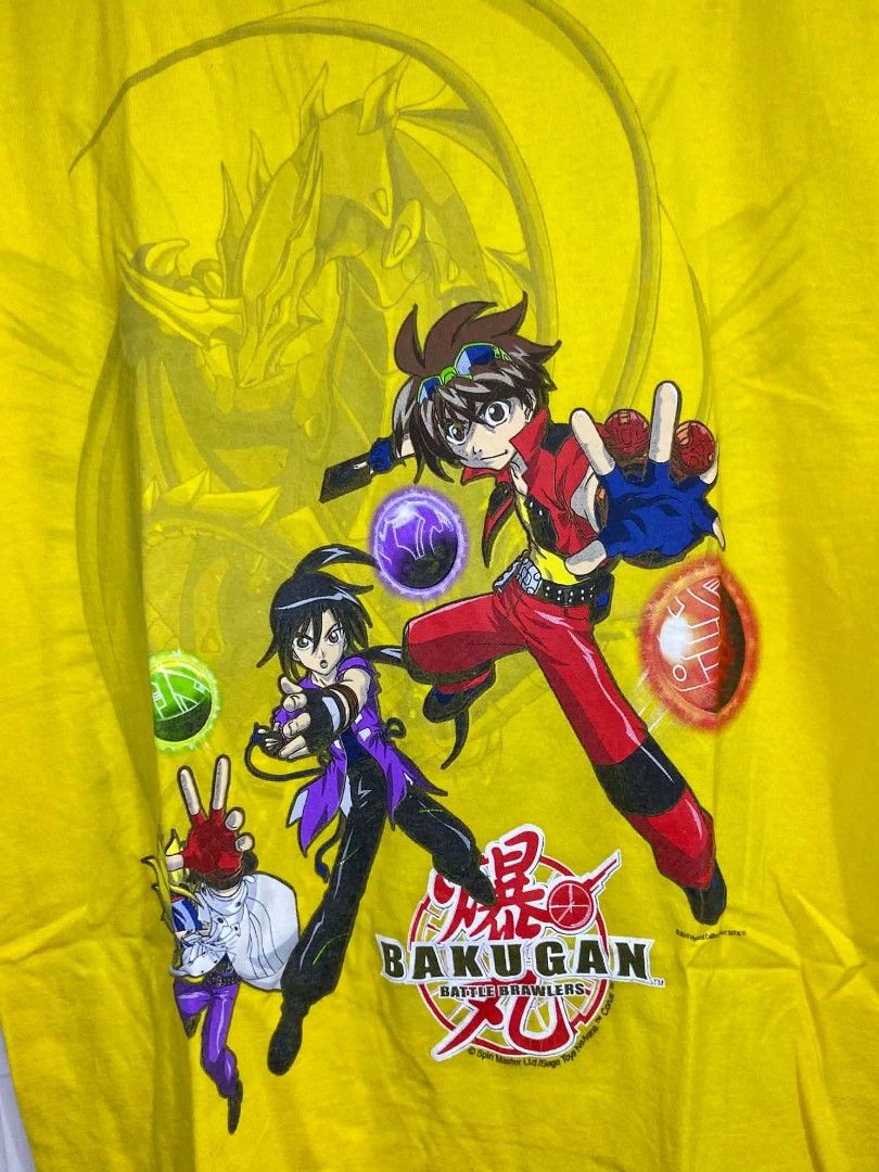 Bakugan Tee (2010) (Category: Activewear) located in Tarlac. Submitted by dinnuh4e (Listing ID 1464109017, Image 3). Description: Bakugan (2010) W 19 L 27 cut white tag.