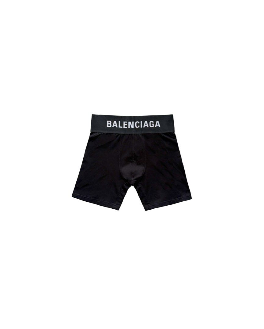 Balenciaga Midway Boxer (Category: Underwear) located in Manila. Submitted by morf_sply (Listing ID 1464011524, Image 1). Description: Men’s midway boxer briefs in white. Soft cotton jersey from look 30 of Balenciaga’s Summer 23 Collection. XL Black (Medium Sizing) Waist 29 in - 32 in (Fully Flexible) Length (From Waistband to hem) 15 in Large White (Small Sizing) Waist 28 in - 32 in (Fully Flexible) Length (From Waistband to hem) 14.5 in.