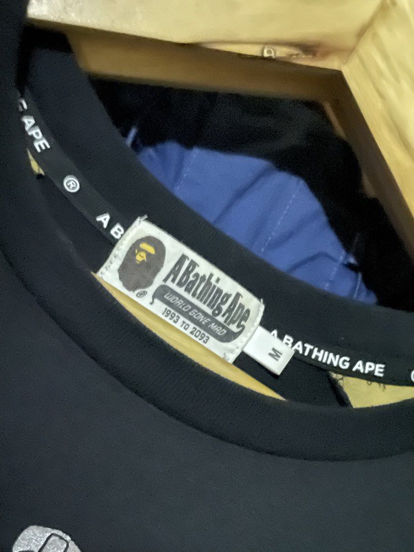 Bape (Category: Formal Shirts) located in Manila. Submitted by owner4garmen.story (Listing ID 1463953261, Image 3). Description: Bathing Aape Graphic Sweater - VINTAGE Y2K Measurements (inches): Width: 21 Length: 28 Good condition Flaw(s): None Authentic .