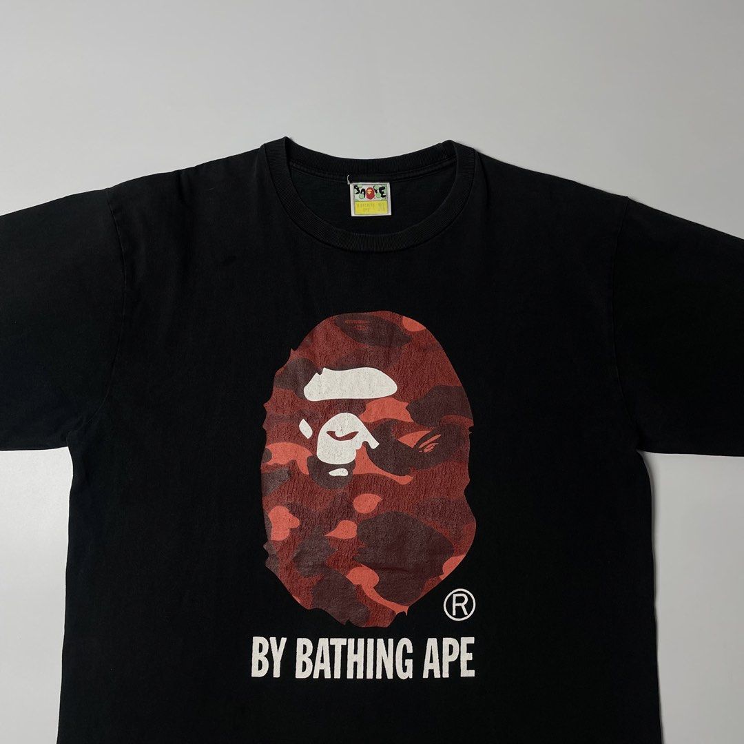 Bape Authentic (Category: Tshirts & Polo Shirts ) located in Cavite. Submitted by ferrerapparel. (Listing ID 1464109127, Image 1). Description: Good condition Color rate:8.5/10 Authenticity guaranteed L-XL.