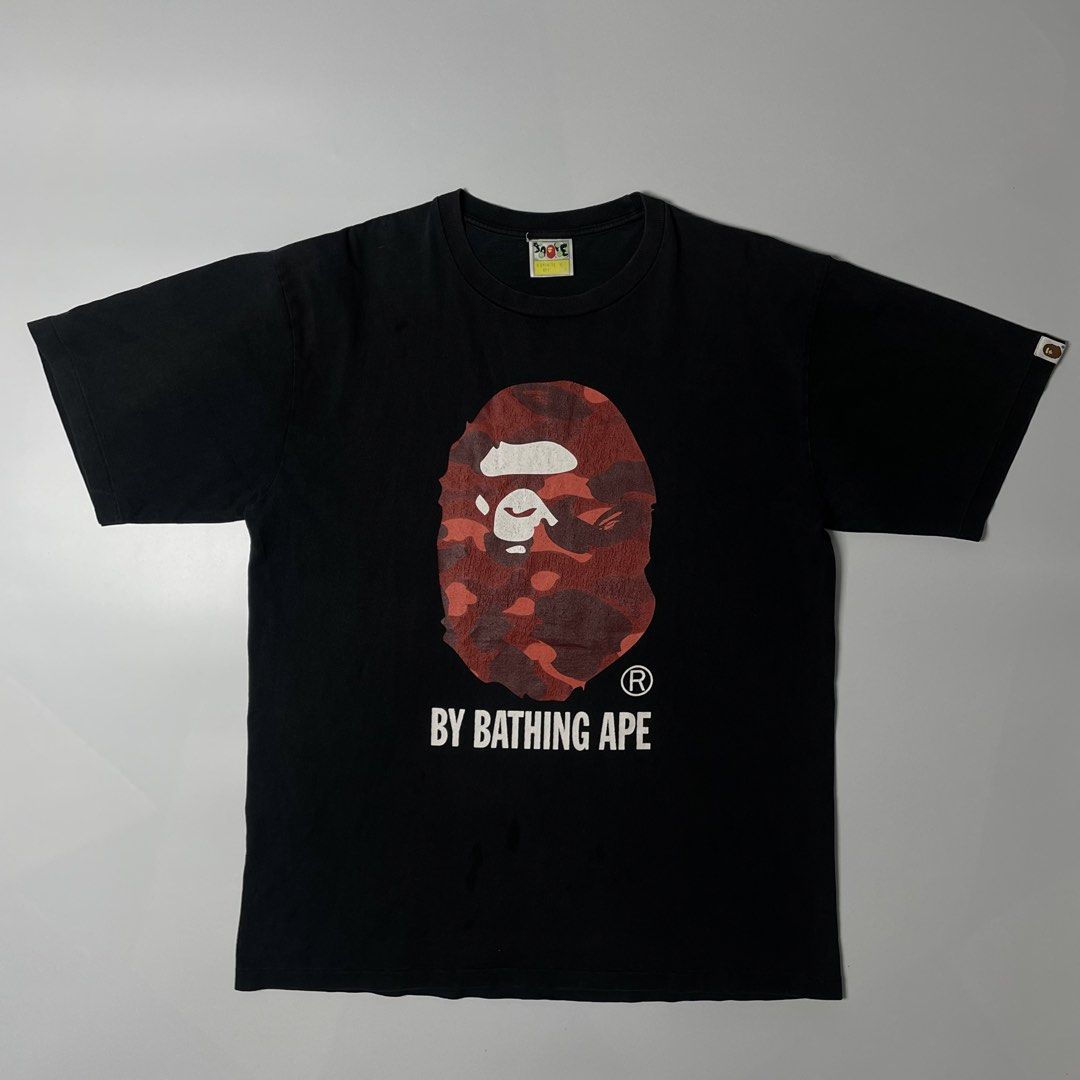 Bape Authentic (Category: Tshirts & Polo Shirts ) located in Cavite. Submitted by ferrerapparel. (Listing ID 1464109127, Image 2). Description: Good condition Color rate:8.5/10 Authenticity guaranteed L-XL.