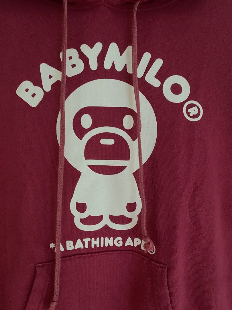 BAPE BABY MILO (Category: Coats, Jackets and Outerwear) located in Liloan. Submitted by thehigherculture (Listing ID 1463990401, Image 3). Description: BAPE BABY MILO Condition : very good condition Dimes : 18W x 29L Size : medium Flaws : none, sign of usage.