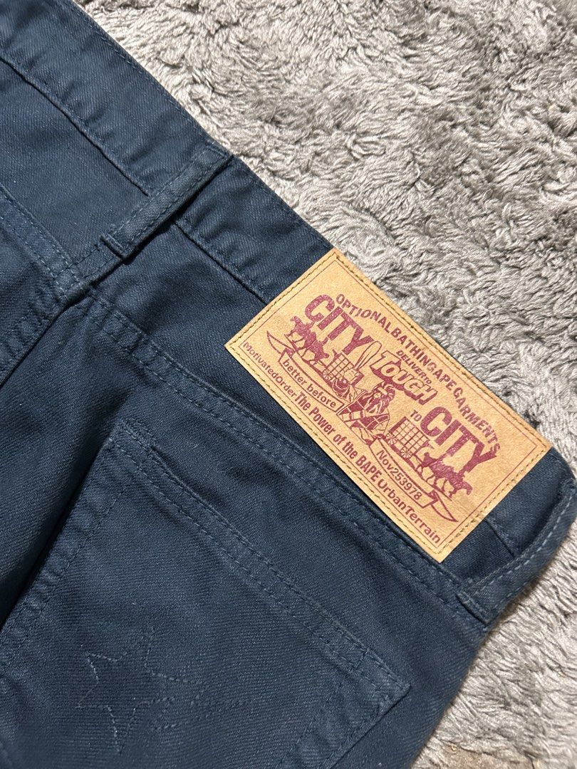 Bapesta Pants (Category: Jeans) located in Lapu Lapu. Submitted by frombelow_ph (Listing ID 1463981776, Image 3). Description: Bapesta Pants Waist: 28-30 Legit / Authentic Excellent Condition Dimes: No flaws DM FOR MORE DETAILS!📲.