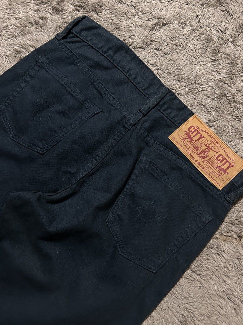 Bapesta Pants (Category: Jeans) located in Lapu Lapu. Submitted by frombelow_ph (Listing ID 1463981776, Image 2). Description: Bapesta Pants Waist: 28-30 Legit / Authentic Excellent Condition Dimes: No flaws DM FOR MORE DETAILS!📲.