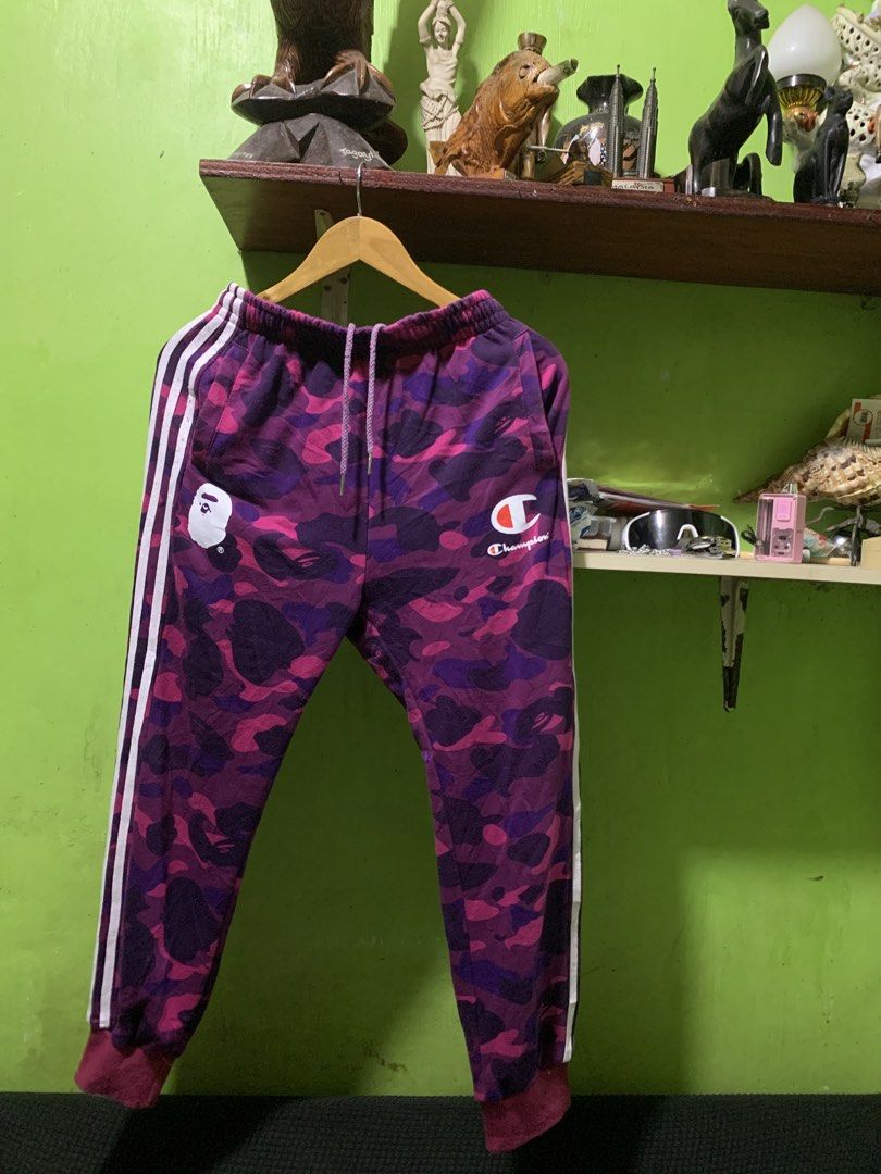 BapeXChampion Pants (Category: Joggers) located in Quezon City. Submitted by alexismayote15 (Listing ID 1464090314, Image 1). Description: .