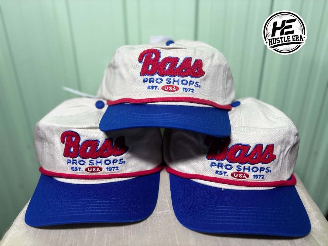Bass pro shops chenille patch (Category: Caps & Hats) located in Oton. Submitted by hustleera (Listing ID 1464078585, Image 2). Description: BASS PRO SHOPS CHENILLE PATCH CAP 🧢🔥 Classic vintage look. Clean fit. ₱550 only — PM lang po! 📦 Nationwide shipping via LBC or J&T 🛵 Delivery & meet-up around Tigbauan, Oton & La Paz — minimal fee. 📩 PM us for orders & inquiries. 📍Hustle ERA.