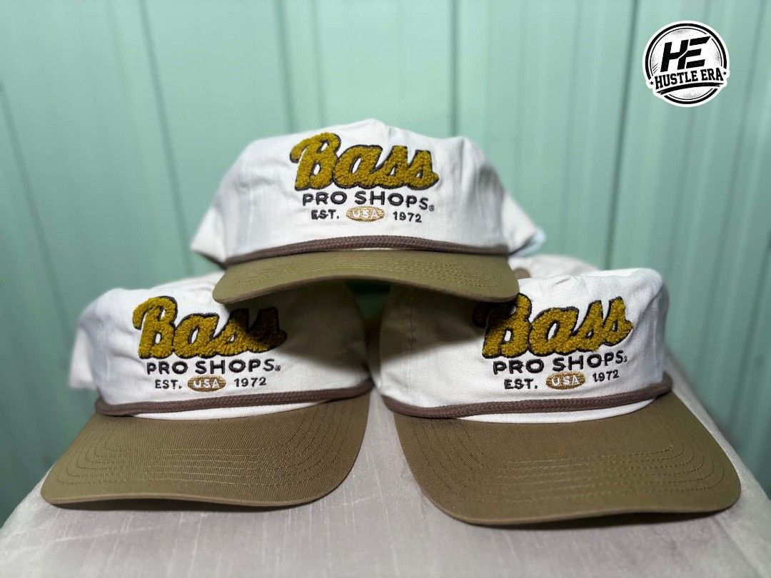 Bass pro shops chenille patch (Category: Caps & Hats) located in Oton. Submitted by hustleera (Listing ID 1464078585, Image 3). Description: BASS PRO SHOPS CHENILLE PATCH CAP 🧢🔥 Classic vintage look. Clean fit. ₱550 only — PM lang po! 📦 Nationwide shipping via LBC or J&T 🛵 Delivery & meet-up around Tigbauan, Oton & La Paz — minimal fee. 📩 PM us for orders & inquiries. 📍Hustle ERA.