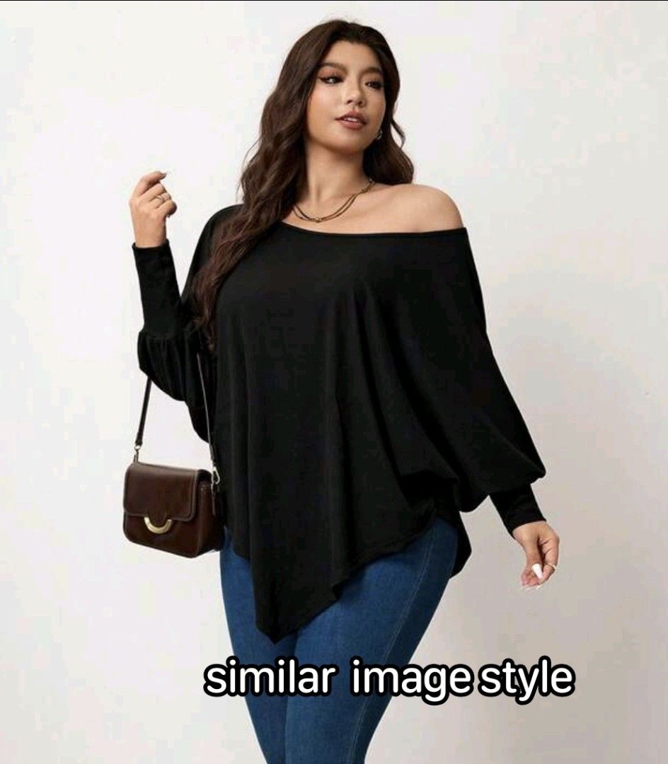 batwing blouse Black & Striped Dolman Sleeve Top (Category: Blouses) located in Taguig. Submitted by deyerreC2020 (Listing ID 1464000444, Image 2). Description: with tag new blouse XL black top with diagonal stripes and dolman sleeves. New with tag from Goodwill. Perfect for casual outfits. knitted fabric stretchy up to 3 xl MOP: gcash/cash.