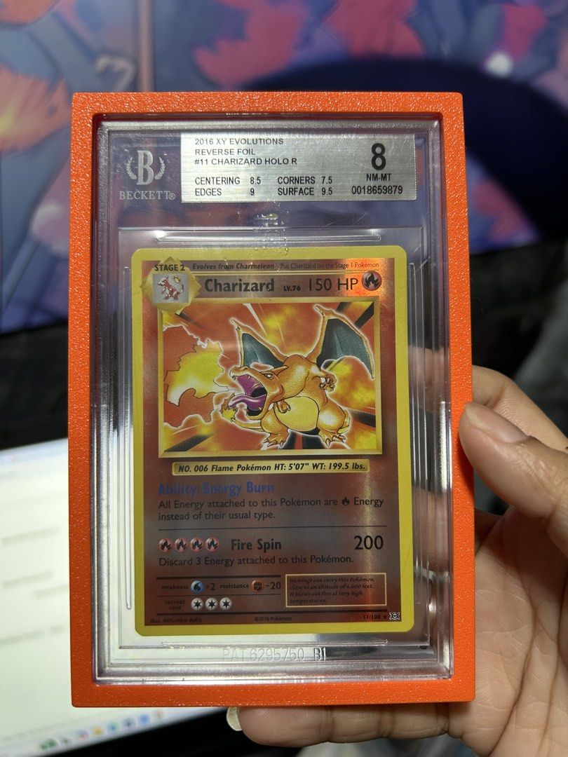 Charizard 11/108 Rare (Category: Graded Singles) located in Manila. Submitted by rodelyn_alvarez (Listing ID 1463787623, Image 3). Description: .