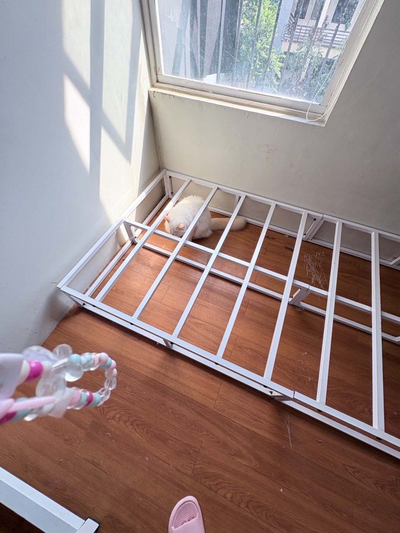 Bed Frame (Category: Bed Frames & Mattresses) located in Makati City. Submitted by r_lopez (Listing ID 1463992978, Image 3). Description: - Bought last June 2026 - Reason for selling: Moving back to the province.
